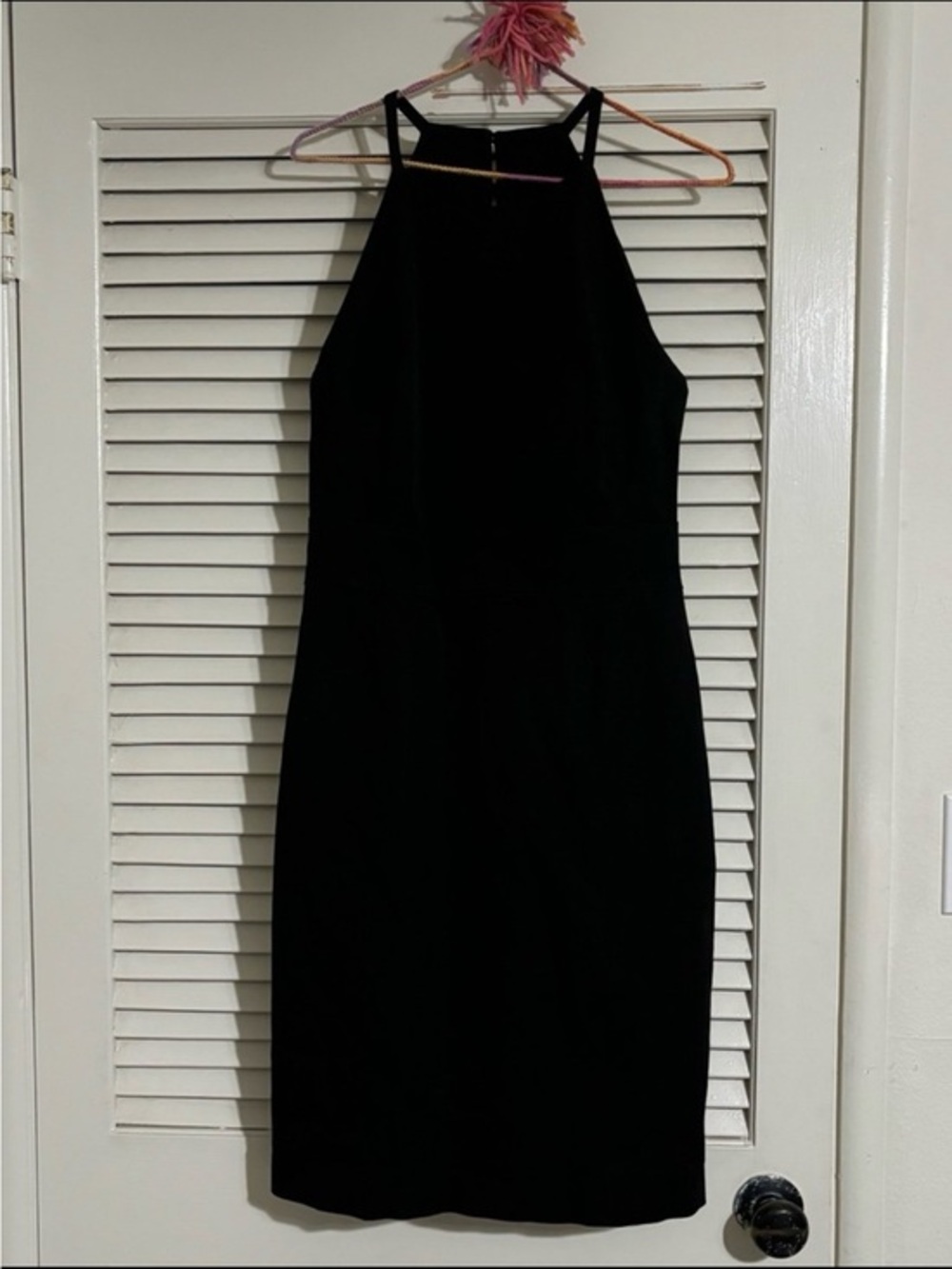 Banana Republic Black Halter Neck  Dress size 8p